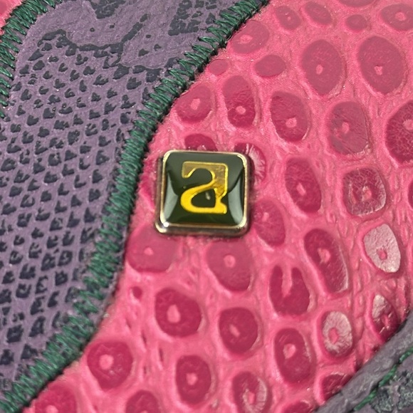 Vintage Nas Alentino Retro Multi-Colour Crossbody Purse - Picture 6 of 14